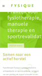 Mobile Screenshot of fysique.nl