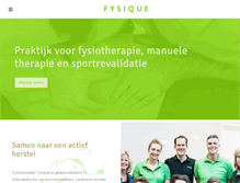 Tablet Screenshot of fysique.nl